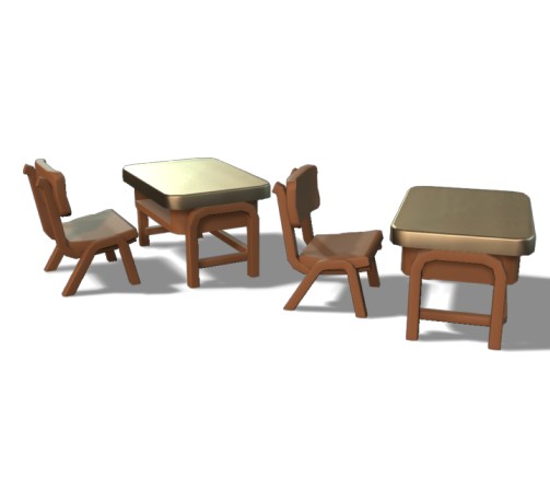 Tea Table With Chair