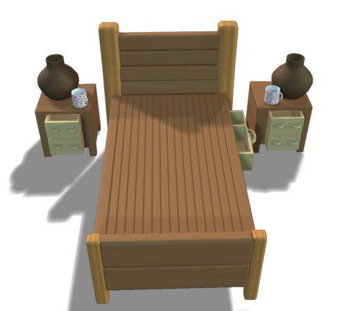 3D models for Bed