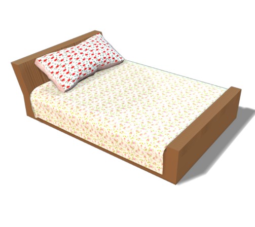 Bed 3D model