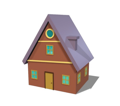Cartoon House 122