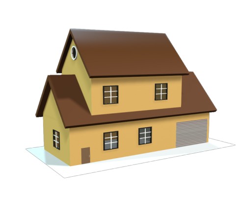 Cartoon House 486