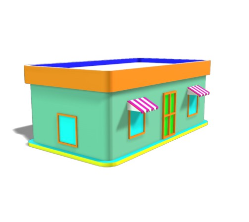 Cartoon House 50