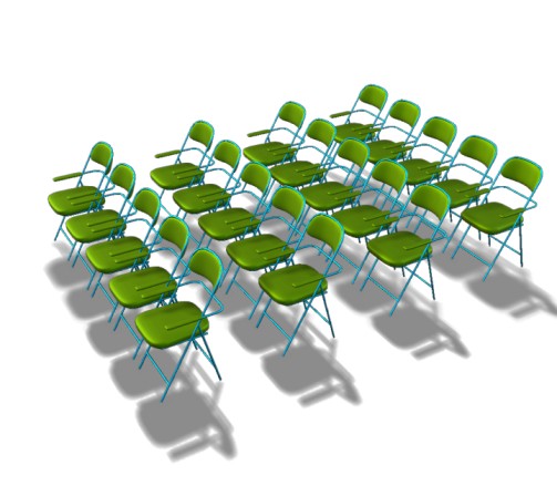 Chair Pack 3D Model