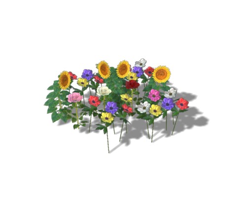 flowersrose & sunflower