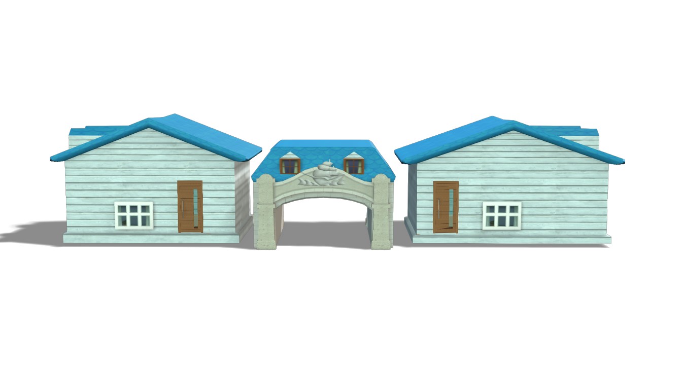 Low poly house 3D Model