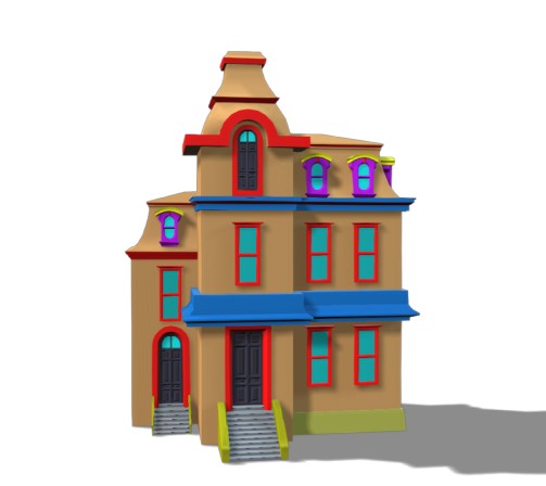 Lowpoly Cartoon House Free Downloads