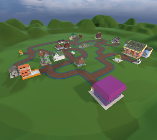 Lowpoly Medieval City Environment