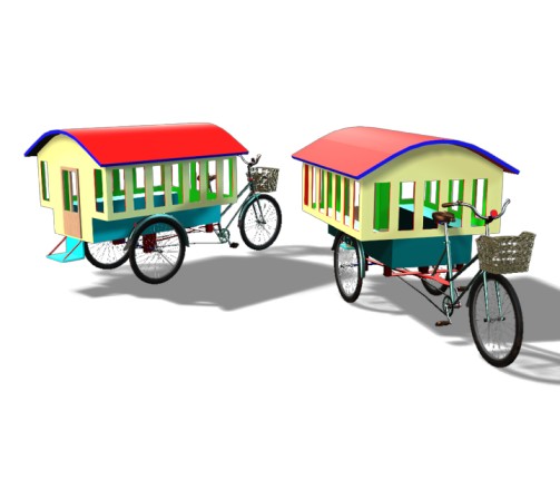 Rickshaw Trolly