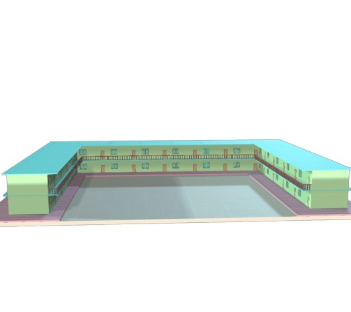 School 3D Model