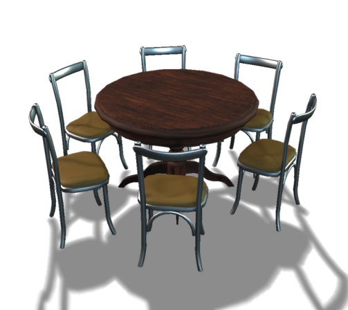 Table and chairs